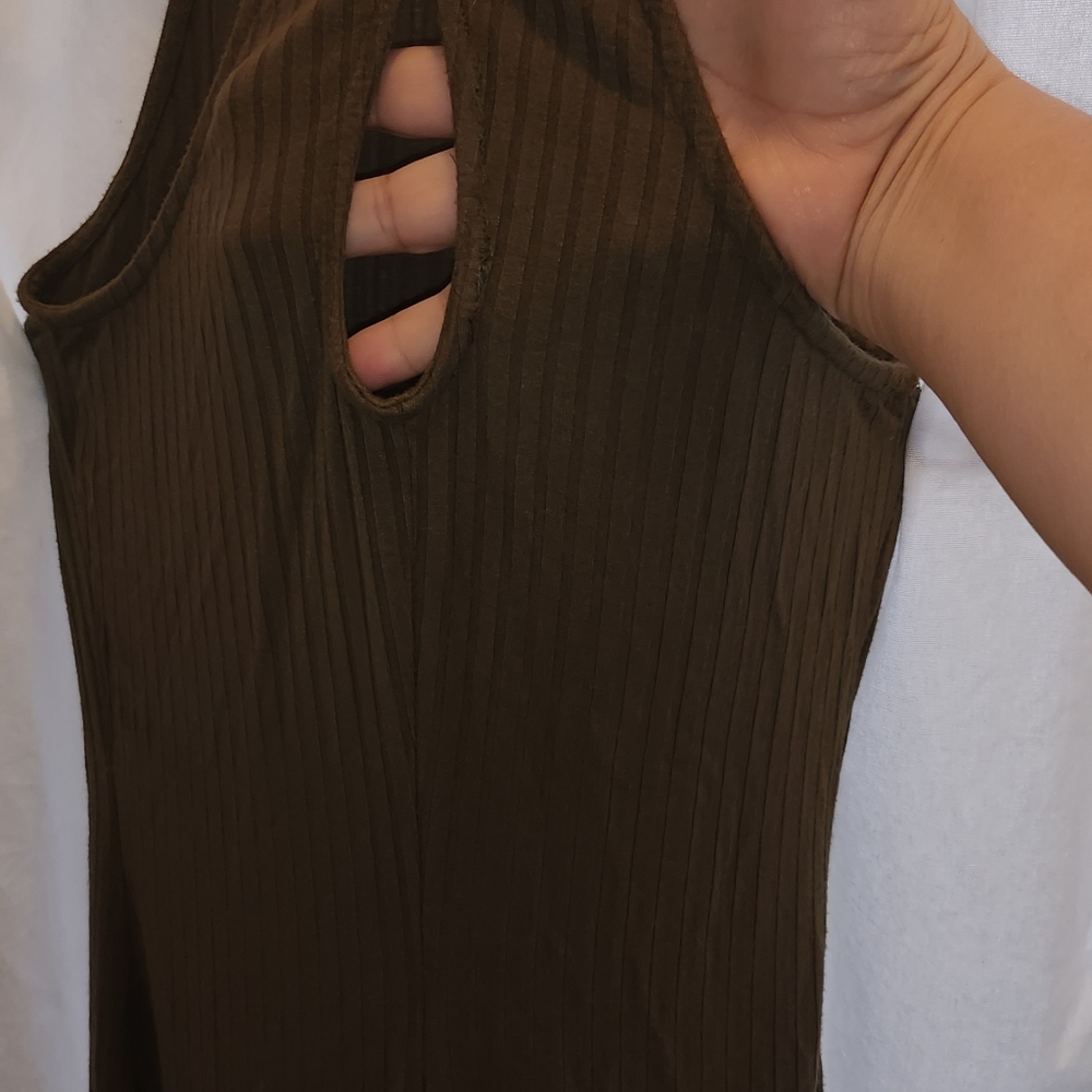 Mini Ribbed Dress - Picture 4 of 4